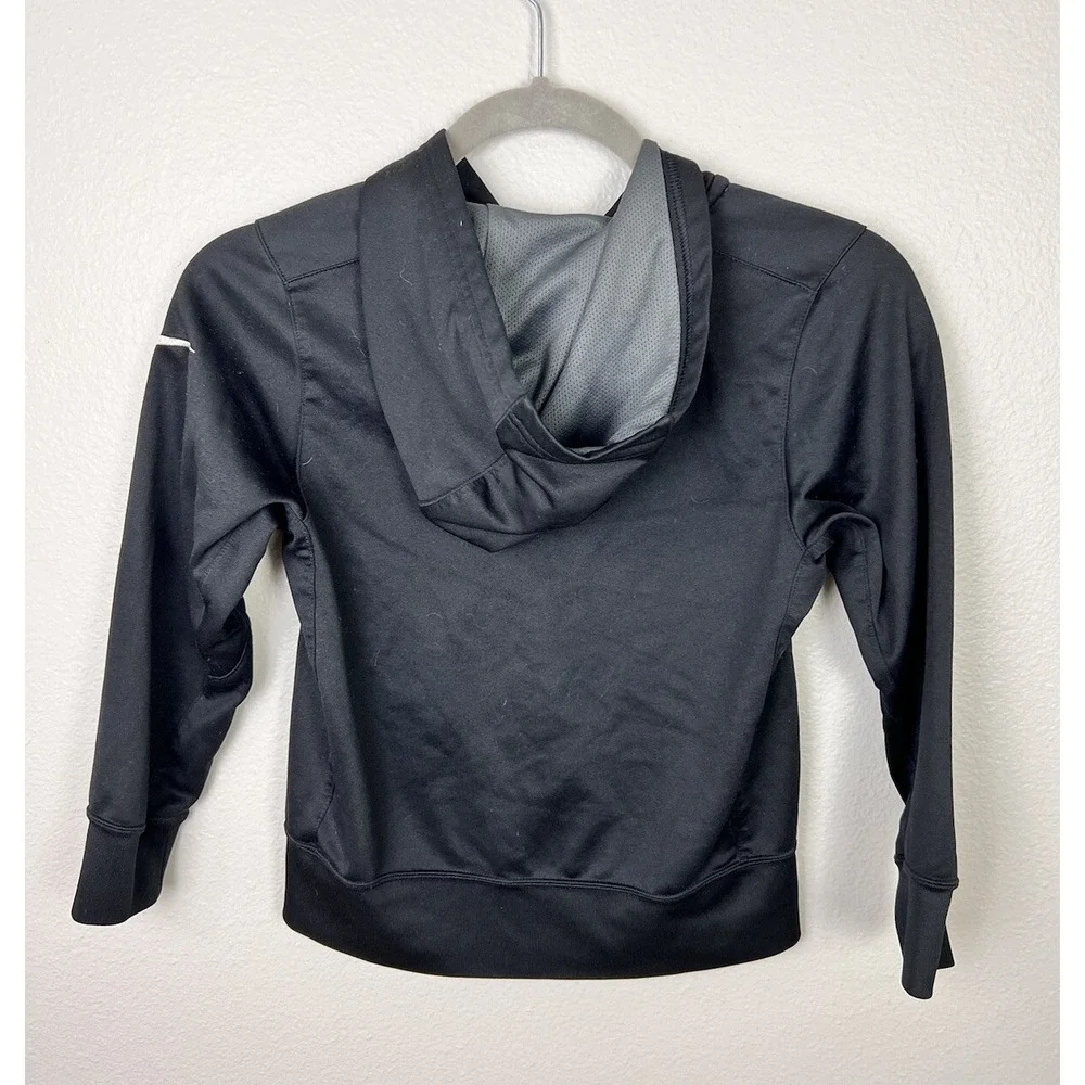 Nike Boys Black Full Zip Up‎ Hoodie Jacket Size Small